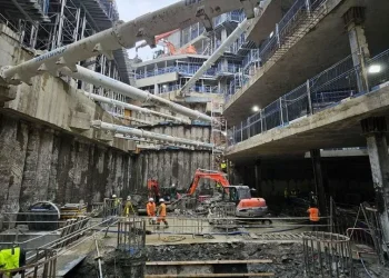 A new station box at Elephant and Castle London Underground station (Image: TfL)